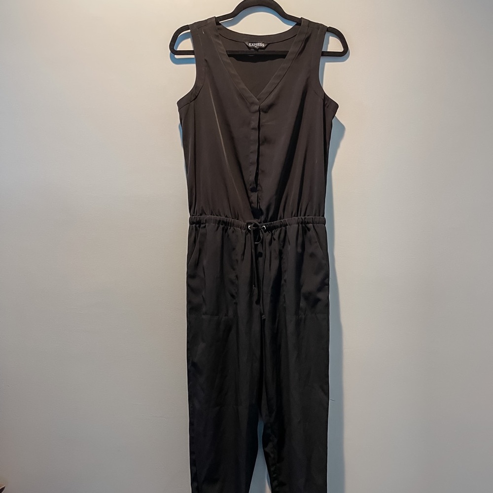 EXPRESS PANTS JUMPSUIT - Black, Size XS